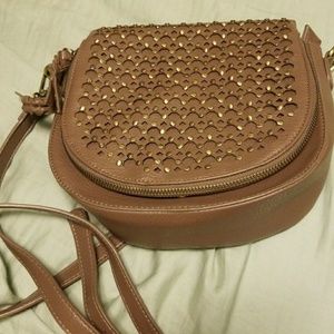 MMS saddle crossbody bag
